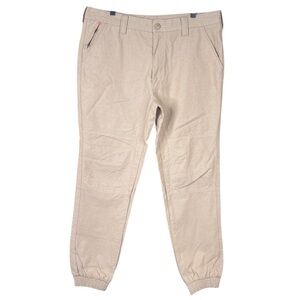 Staple Pigeon Joggers Mens 36 x 30 Cotton Canvas Pants Streetwear Utility Casual